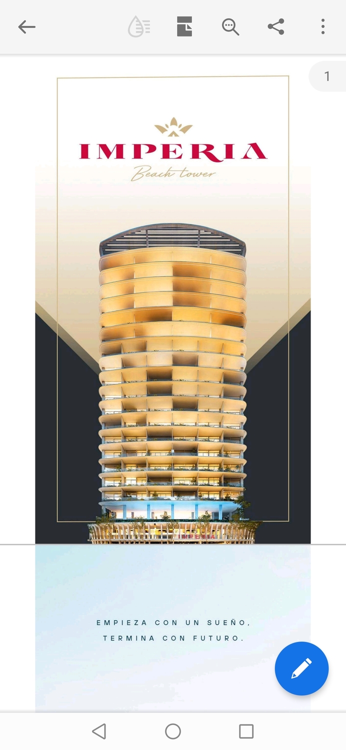 <span style="font-weight: bold;">IMPERIA BEACH TOWER PREVENTA DESDE&nbsp;</span>